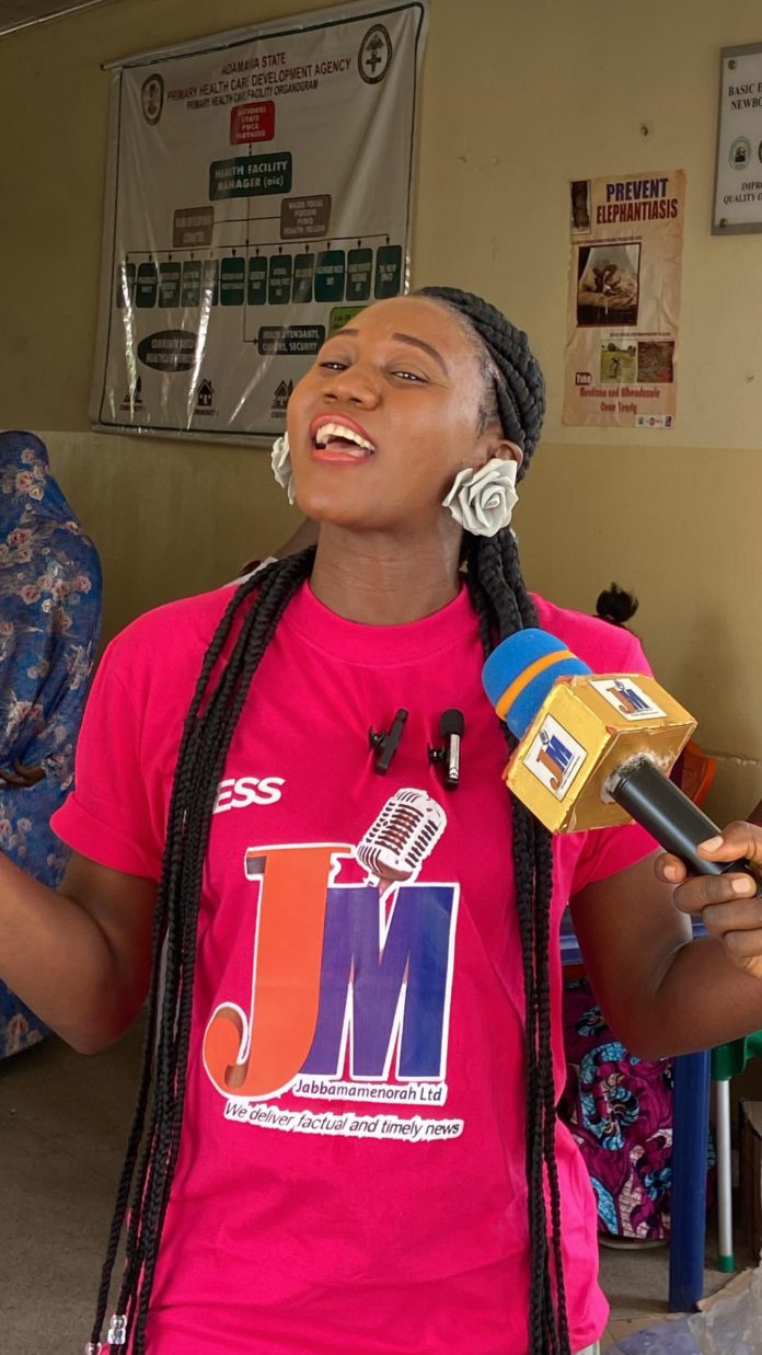 A journalist with difference, Ojoma Yusuf.