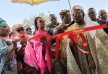 The commissioning ceremony.