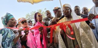 The commissioning ceremony.