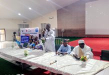 Critical stakeholders during the unveiling of the new project in Yola on Wednesday.