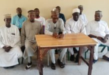 Aggrieved ADC members reject Adamawa presidential primaries, Say exercise ‘complete sham’ The aggrieved ADC members during the meeting in Yola, Tuesday.