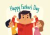 happy father-s day background.