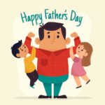 happy father-s day background.