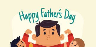 happy father-s day background.