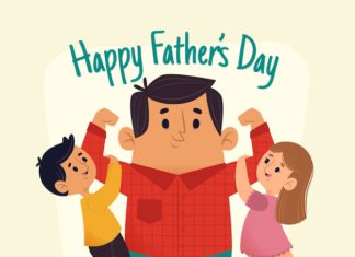 happy father-s day background.