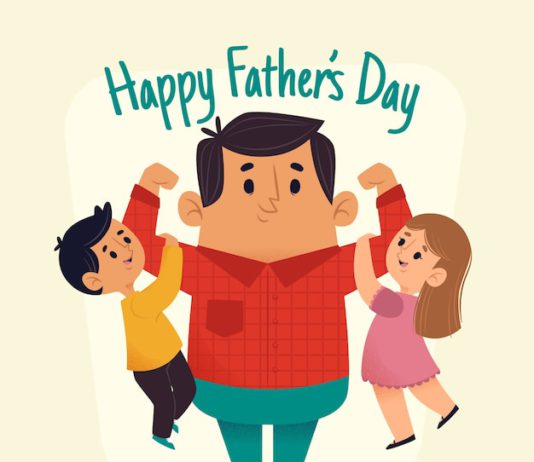 happy father-s day background.