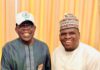 President Bola Ahmed Tinubu and Dauda Kahutu Rarara in an undated picture.