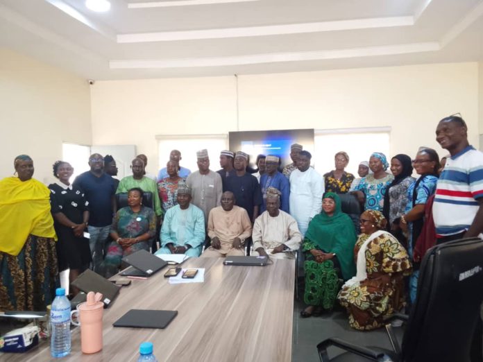A group photo during the media dialogue highlighting the effect of climate change on children and other vulnerable groups on Tuesday in Yola.