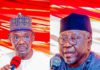 Gov Sule and former governor Al-Makura.
