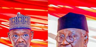 Gov Sule and former governor Al-Makura.