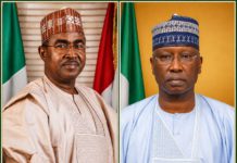You’re an epitome of integrity, a rare patriot, Marwa celebrates Boss Mustapha at 70 Buba Marwa and Boss Mustapha.