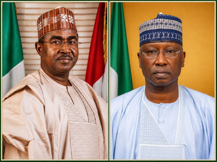 Buba Marwa and Boss Mustapha.