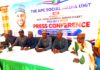 Haske’s social media dumps APC over irreconcilable differences, pitches tent with APM The media team during the press conference on Saturday.
