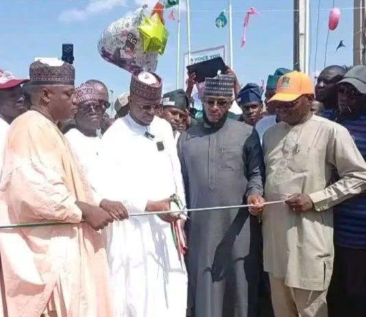 2027 Elections: Sen Yaroe opens campaign office, backs Atiku for presidency The commissioning of the campaign office of Sen Yaroe at Mayo Belwa on Thursday.