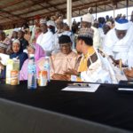 The three candidates at the event.