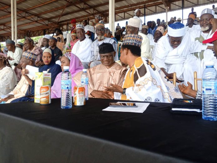 The three candidates at the event.