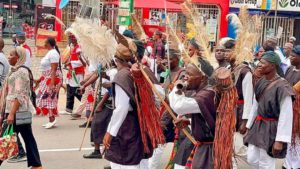 Cultural display during the event on Thursday.