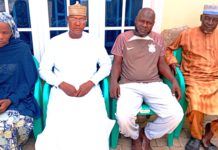 A group picture of the youth and professionals, shortly after the high stakes meeting in Yola on Saturday.