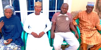 A group picture of the youth and professionals, shortly after the high stakes meeting in Yola on Saturday.