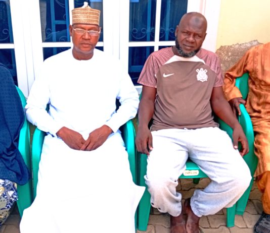 A group picture of the youth and professionals, shortly after the high stakes meeting in Yola on Saturday.