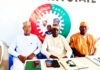 From left to right: The DG Abbo guber campaign organization, Hon Abubakar Usman Damare, the chairman of LP, Theman Jonah and the Secretary of the party, Kamaludden Jibrilla Aliyu, during the reconciliation meeting at the party secretary on Saturday in Yola.