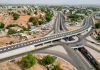One of Fintiri's signature projects, police roundabout grade interchange.