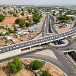 One of Fintiri's signature projects, police roundabout grade interchange.